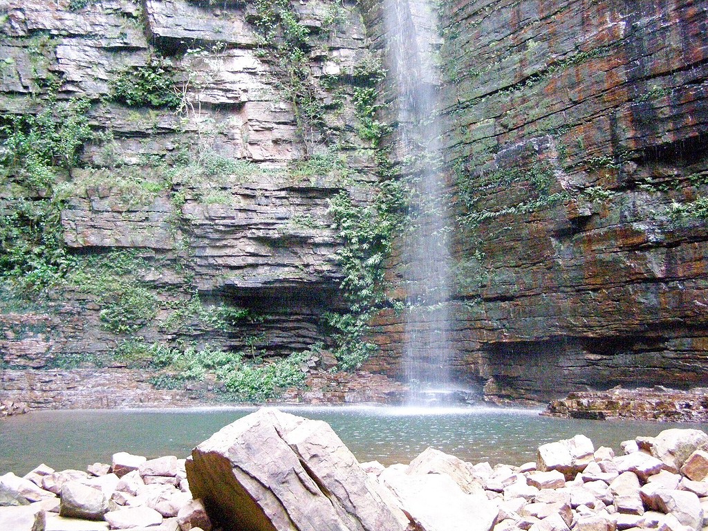 La cascade de Dindéfélo, au pays Bassari