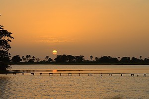 Coucher de soleil à Niassam