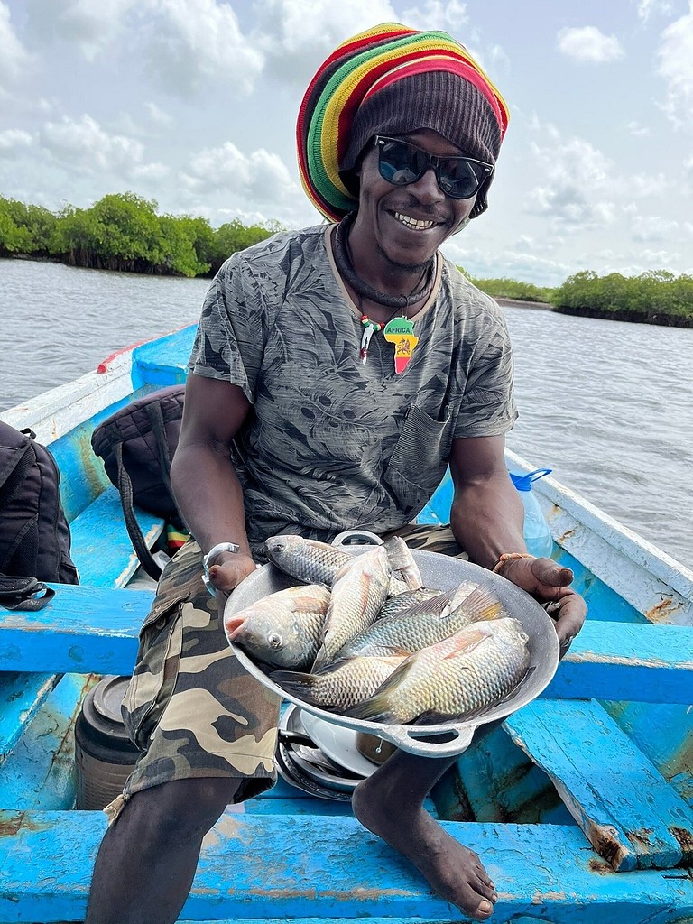 Le capitaine et la pêche du jour