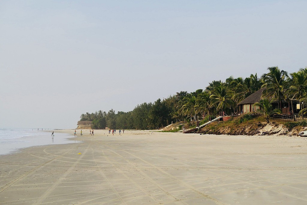 La plage de Cap Skirring, en Casamance